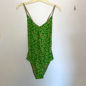 Designer factory sample 1-piece bathing suit